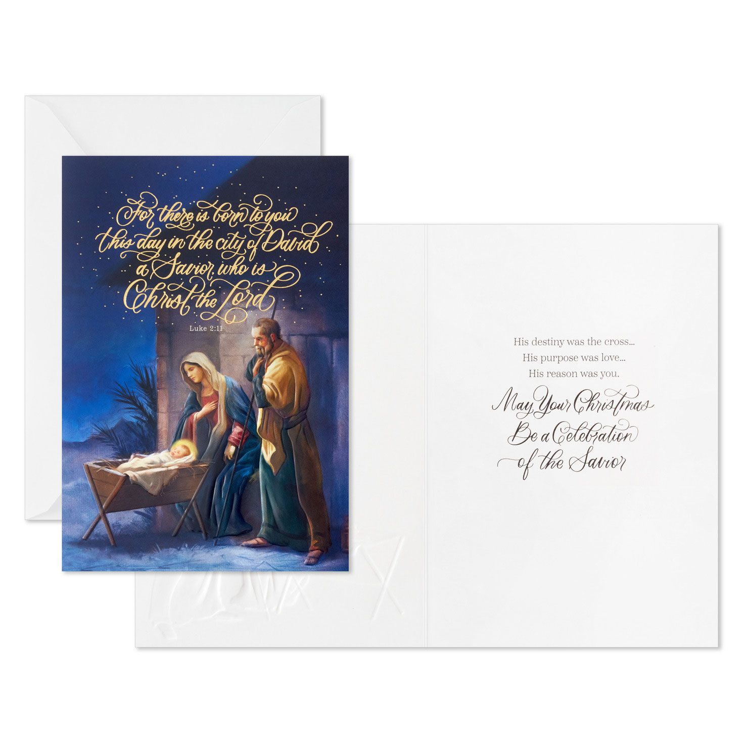 DaySpring A Savior Born to You Boxed Christmas Cards, Pack of 16 for only USD 15.49 | Hallmark
