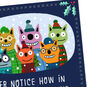 Colorful Cartoon Critter Family Funny Christmas Card Card Front Detail image number 4