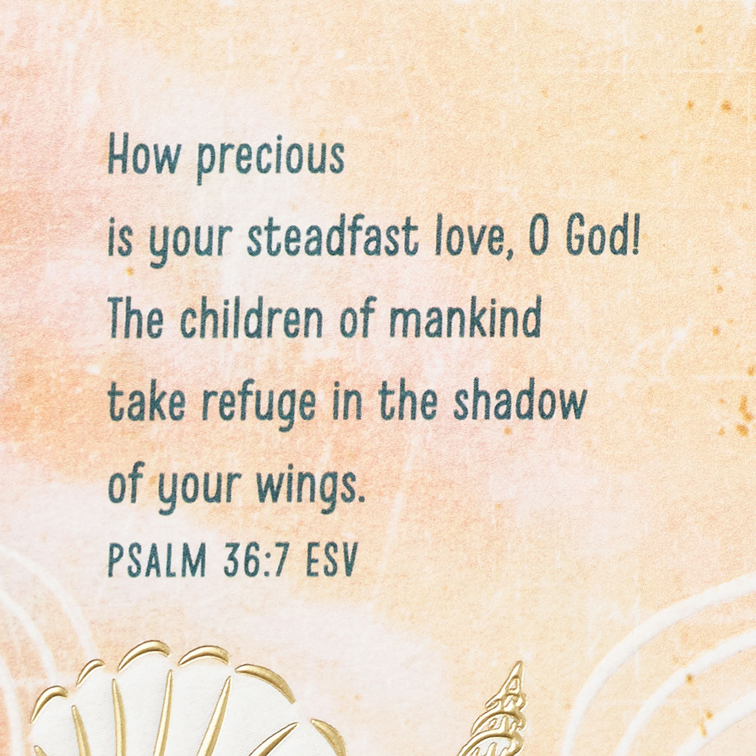 Seashells on Sand Christian Get Well Card Sentiment image number 3