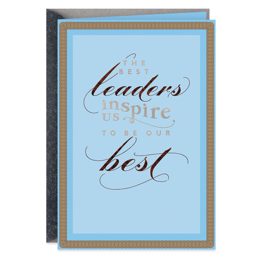 You're a Natural Leader Boss's Day Card, 