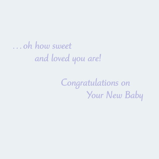 Twinkle, Twinkle Little Star New Baby Card, 