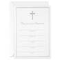 Silver Cross Fill-in-the-Blank Invitations, Pack of 10, , large image number 2