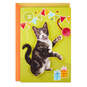 Cat Batting Yarn Funny Musical Birthday Card With Motion, , large image number 1