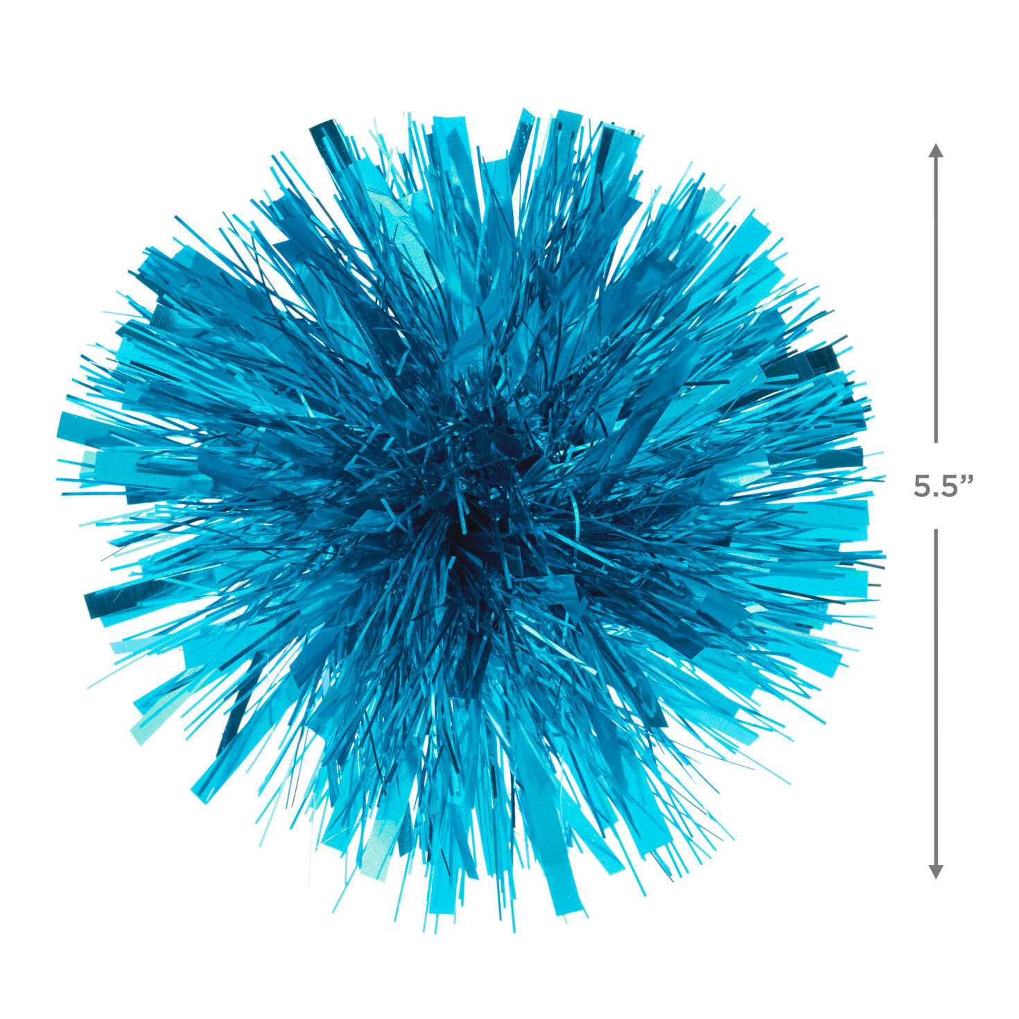 Turquoise Metallic Pom-Pom Gift Bow, 5.5" for only USD 3.99 | Hallmark