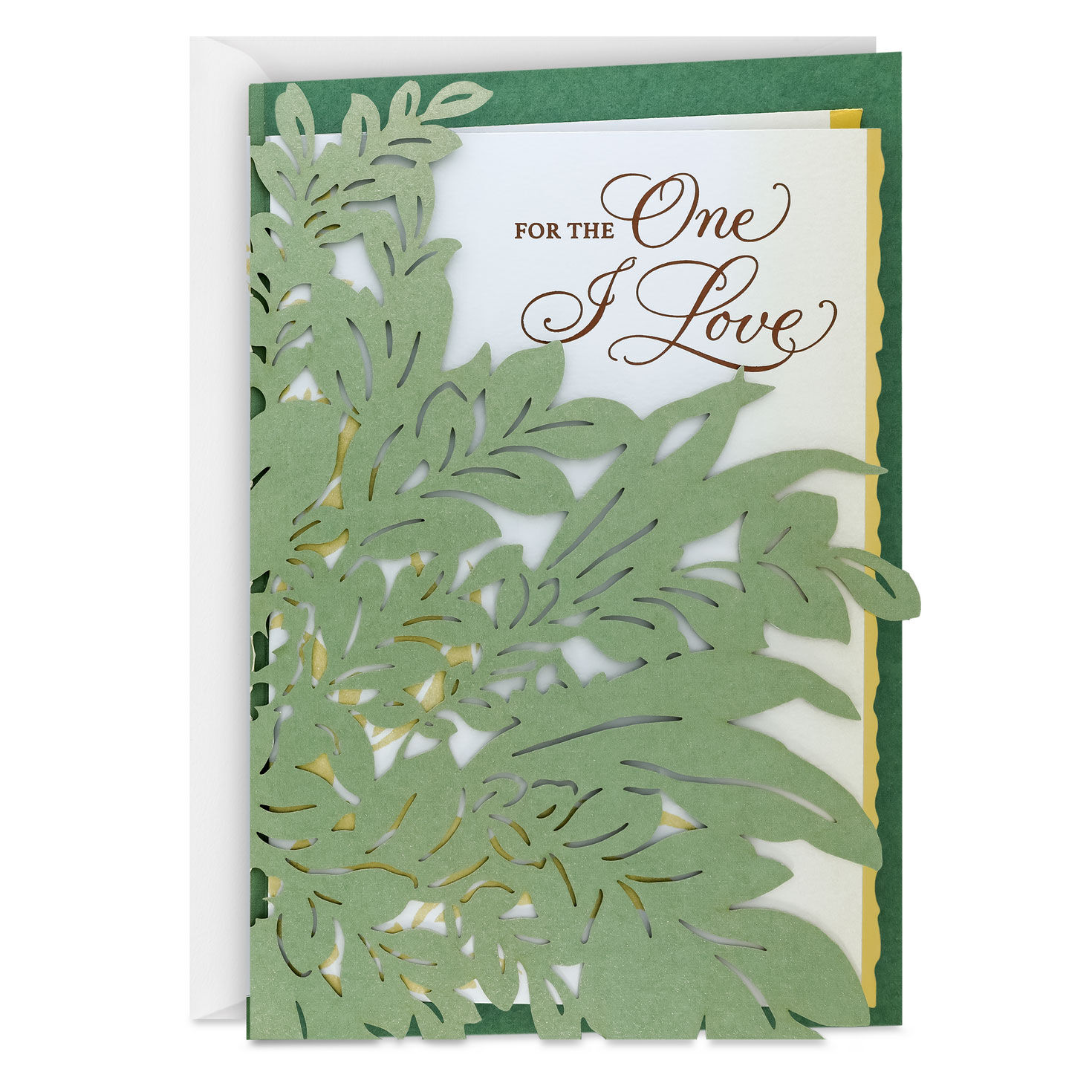 For the One I Love Romantic Anniversary Card