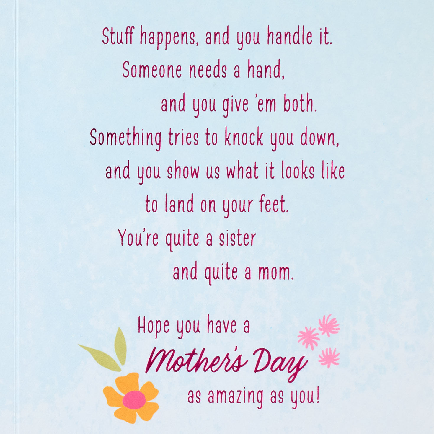 Stylish Black Woman Mother's Day Card for Sister  image number 2