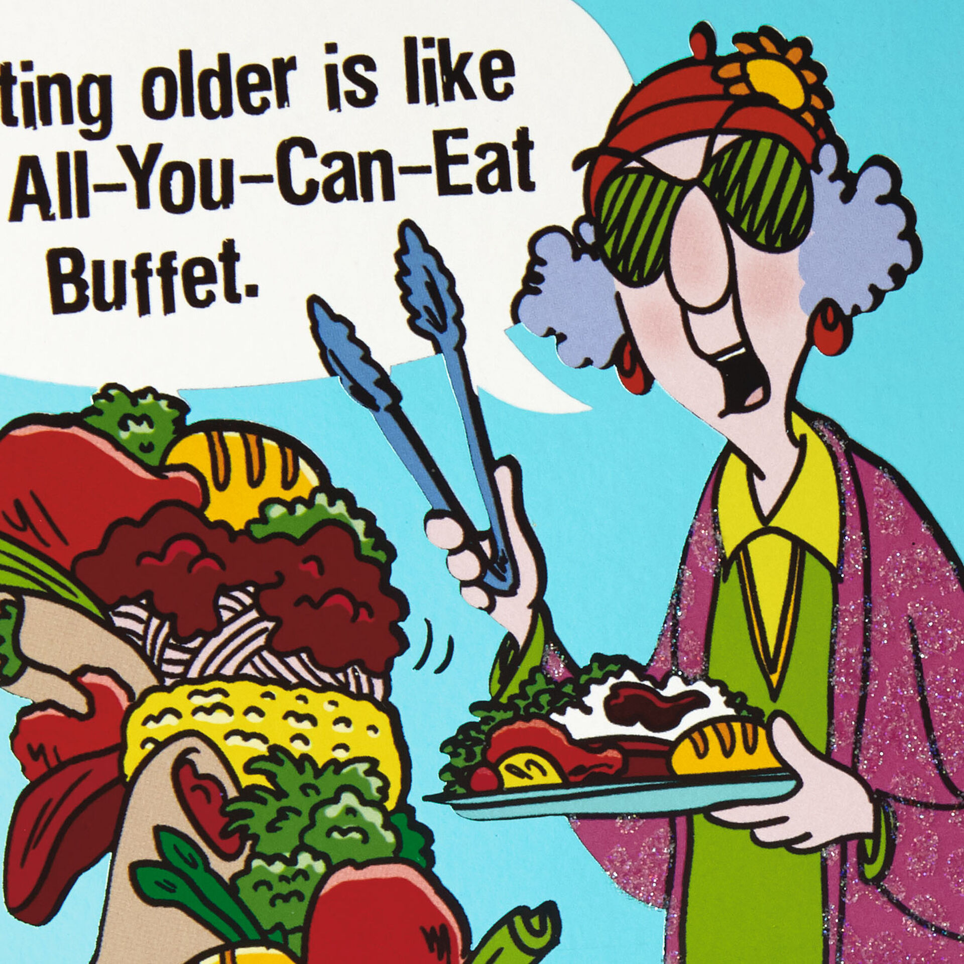Maxine™ All-You-Can-Eat Buffet Funny Birthday Card - Greeting Cards ...