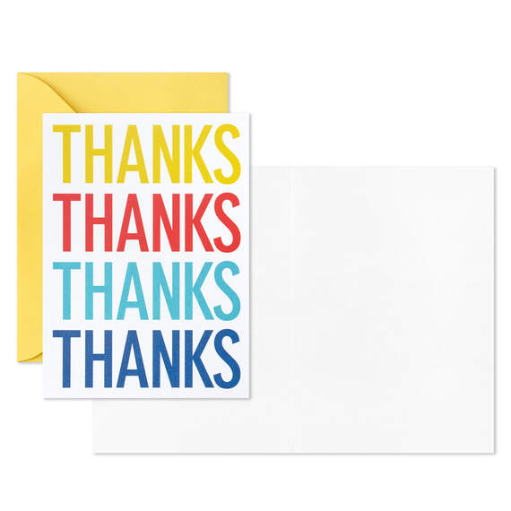 Primary Colors Assorted Blank Thank-You Notes, Pack of 48, , large image number 5