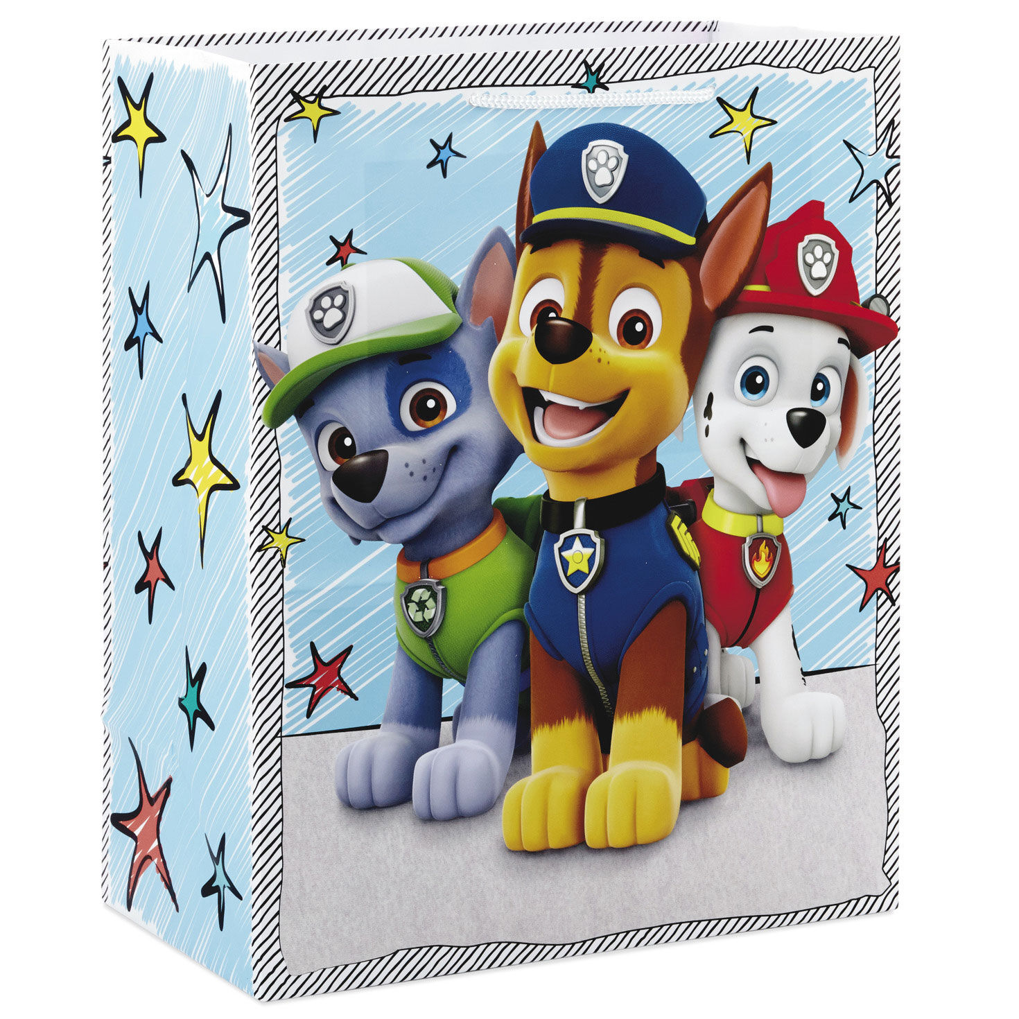 13" Paw Patrol™ Chase and Friends Blue Gift Bag for only USD 3.99 | Hallmark