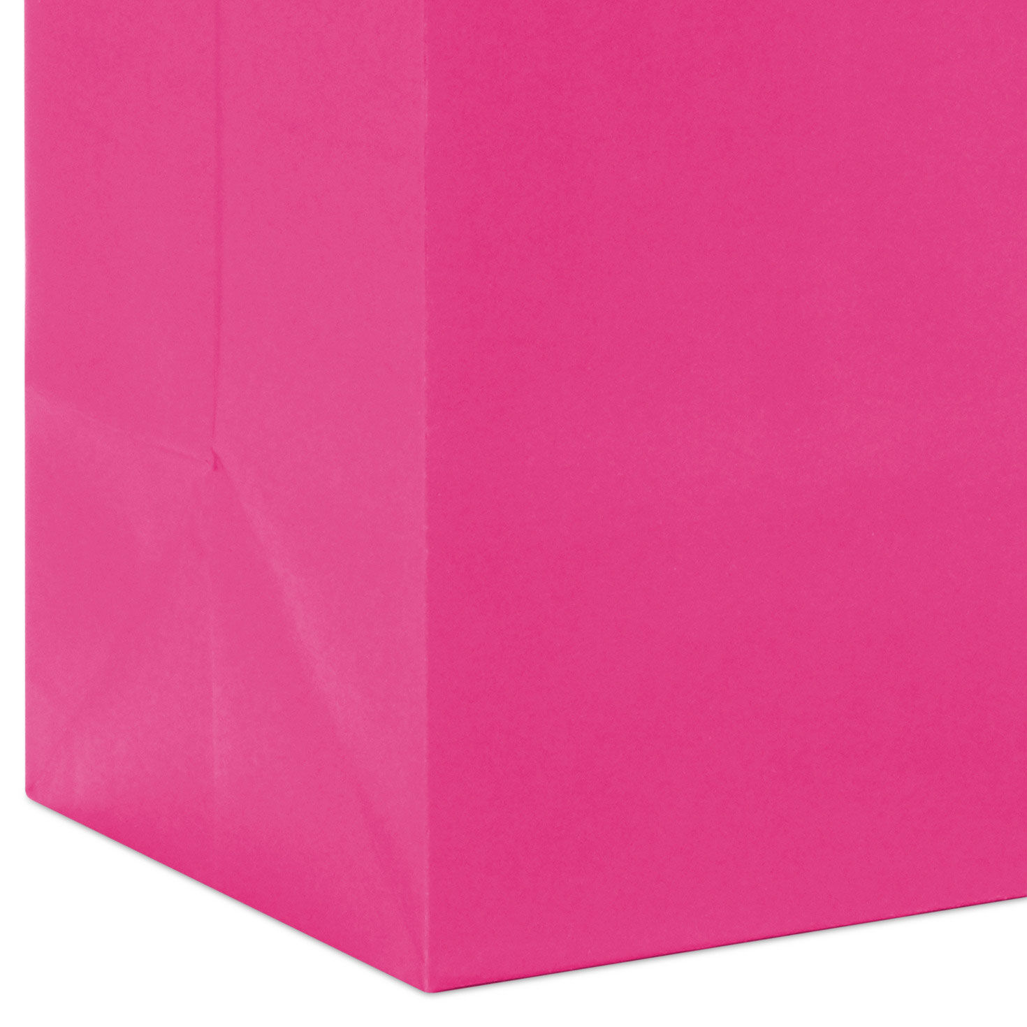 13" Hot Pink Large Gift Bag, Hot Pink, large image number 5