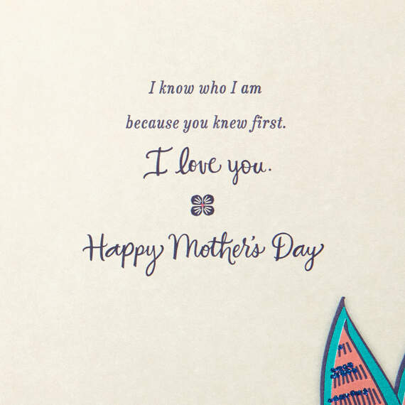Because of You Mother's Day Card for Mom From Daughter, , large image number 3
