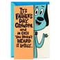 Cartoon Dog Love You Pop Up Father's Day Card for Grandpa, , large image number 1