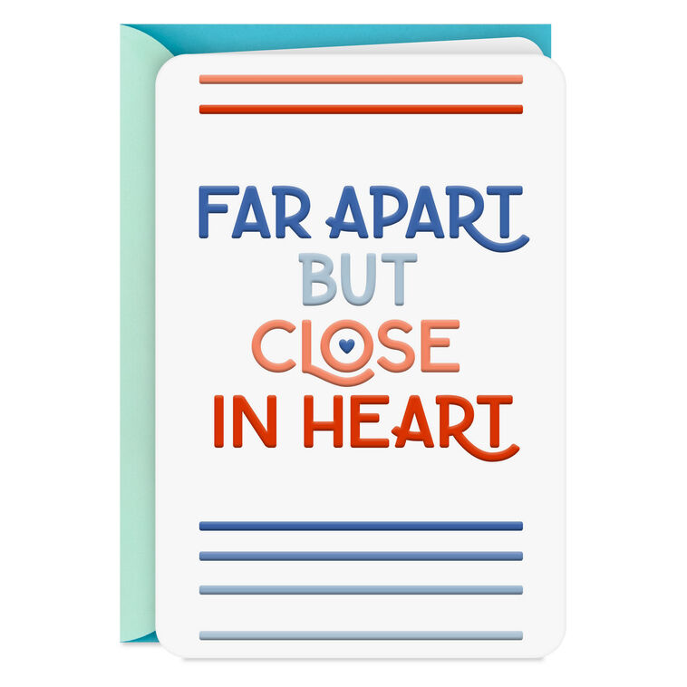 Close in Heart Military Miss You Card