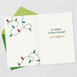 Lights and Gold Lettering Uncle Christmas Card Open card with envelope image number 3