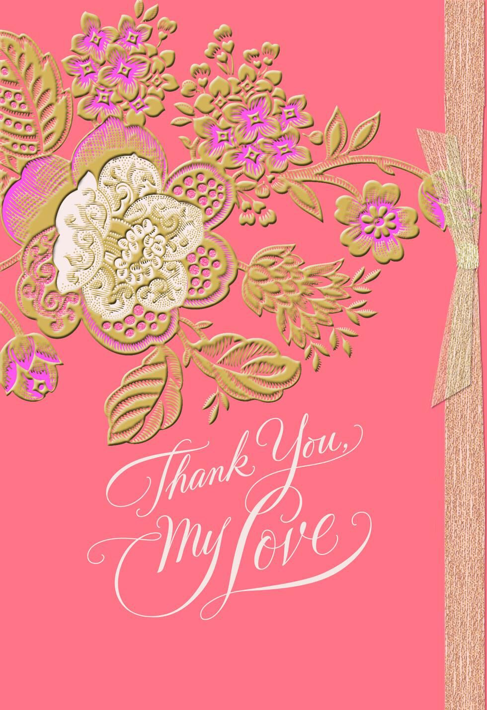 Thank You, My Love Mother's Day Card for Wife