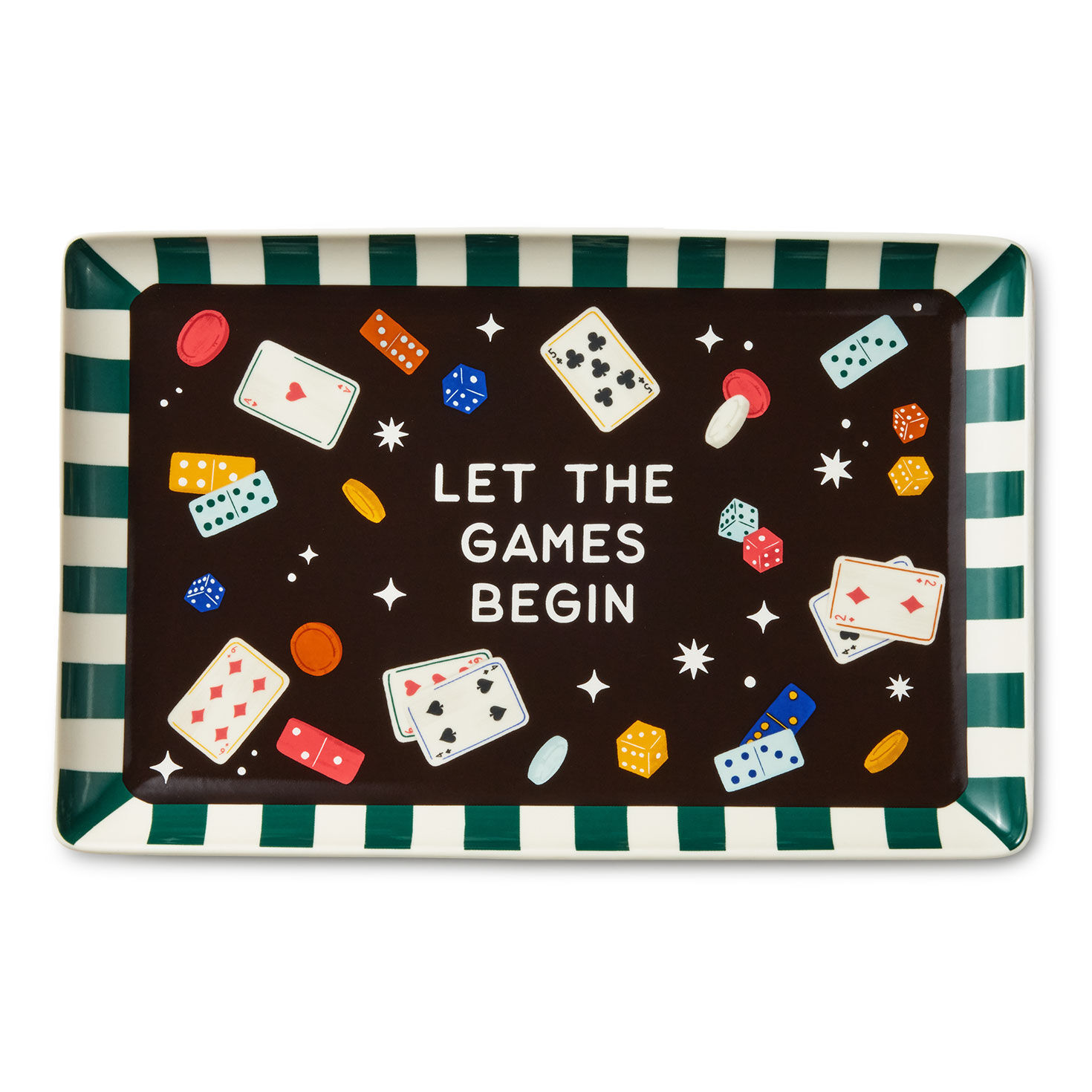 Let the Games Begin Game Night Serving Tray