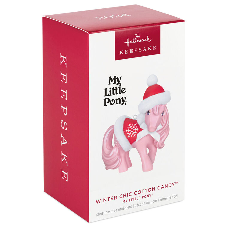 Hasbro® My Little Pony Winter Chic Cotton Candy™ Ornament - Keepsake Ornaments | Hallmark hasbro-my-little-pony-winter-chic-cotton-candy-ornament-keepsake-ornaments-hallmark