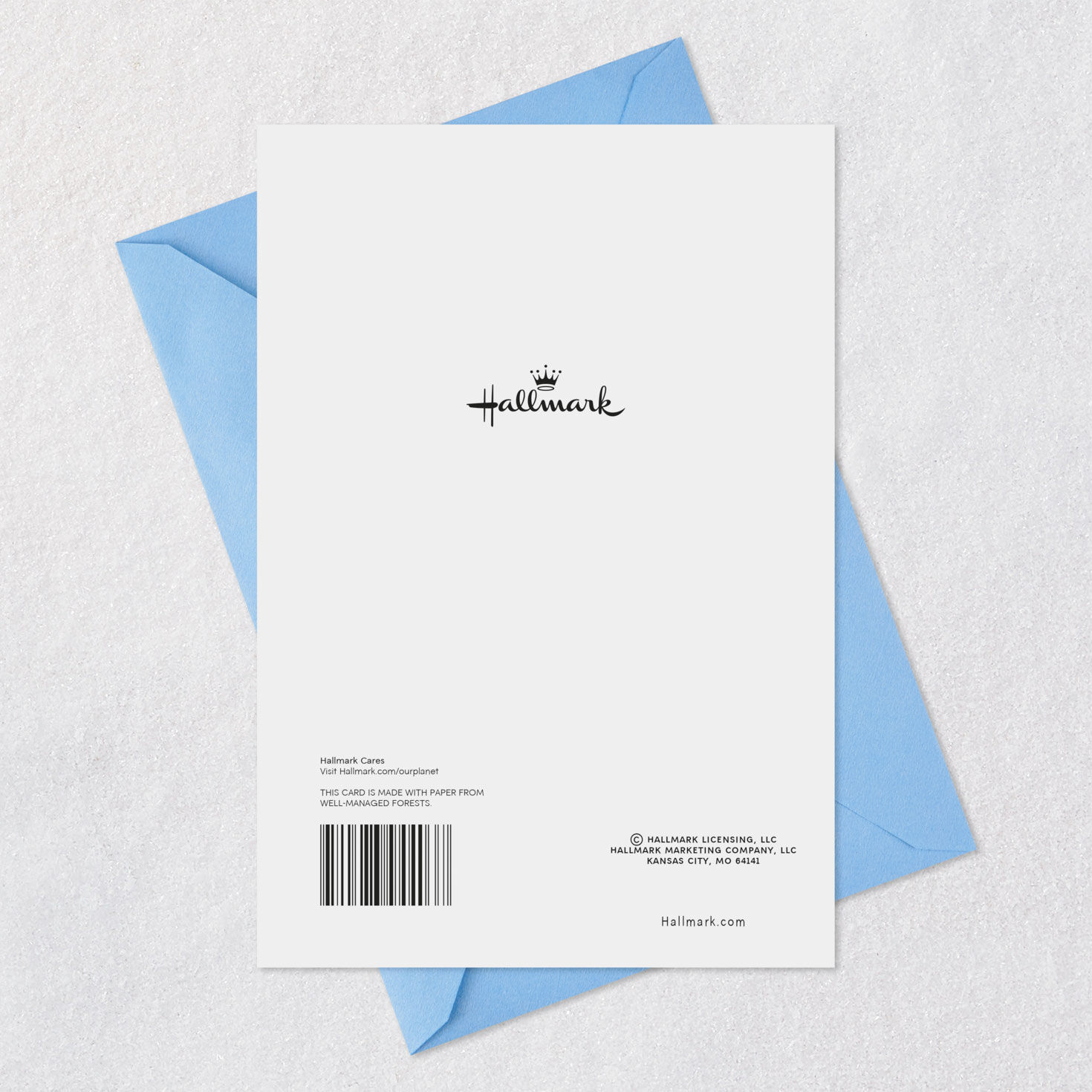 Stylish Men's Clothes Father's Day Card From Both Card Back with Envelope image number 7