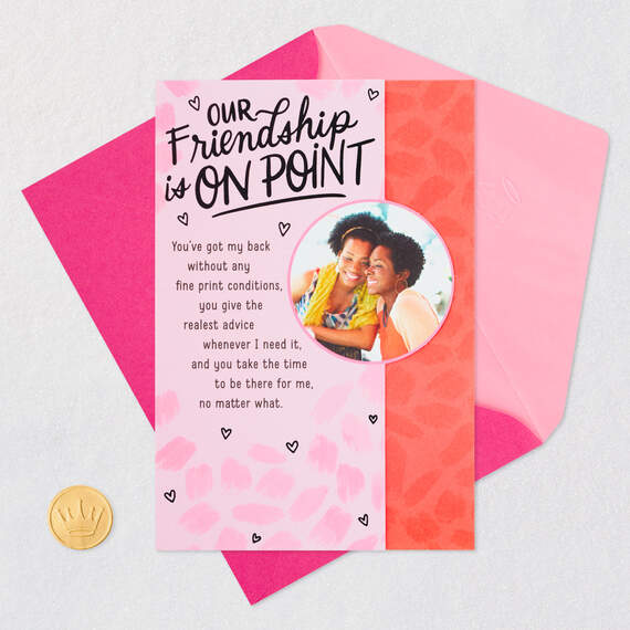 Our Friendship Is on Point Valentine's Day Card for Her, , large image number 5