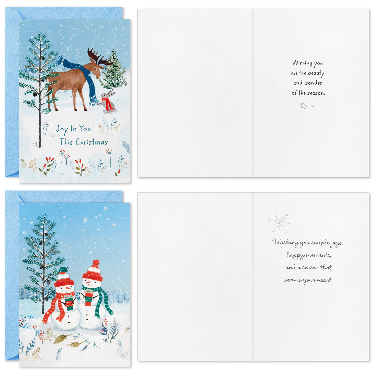 Rustic Winter Boxed Christmas Cards Assortment, Pack of 24 Boxed Cards Hallmark