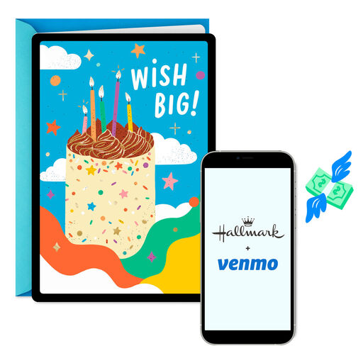Wish Big Venmo Birthday Card, 