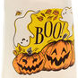 Ghost and Pumpkins Canvas Halloween Tote Bag upclose front image number 5