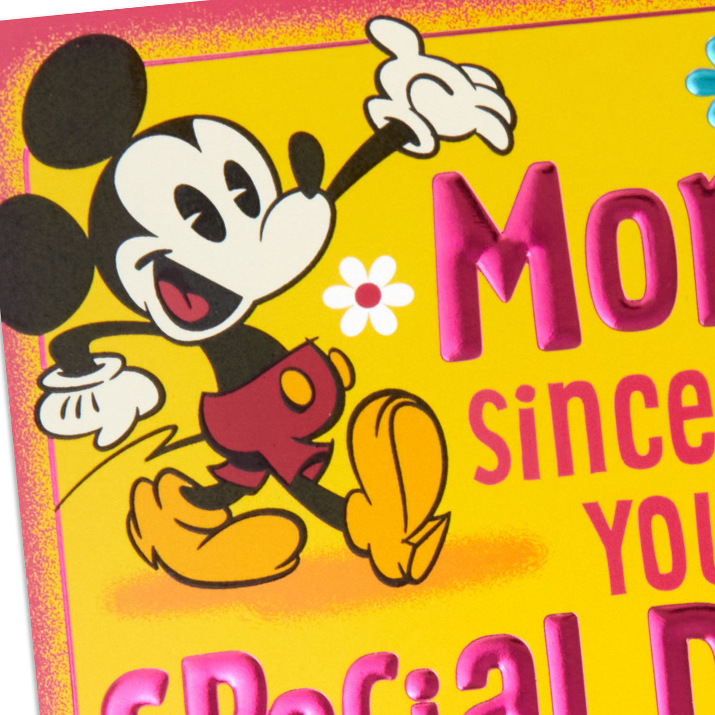 Mickey Mouse Pop-Up Hug Funny Birthday Card for Mom Card Front Detail image number 4