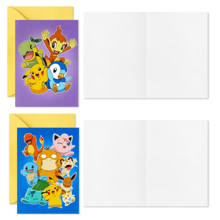 Pokmon Blank Note Cards Assortment, Pack of 12 - Boxed Cards | Hallmark Pokmon Blank Note Cards Assortment, Pack of 12 - Boxed Cards | Hallmark