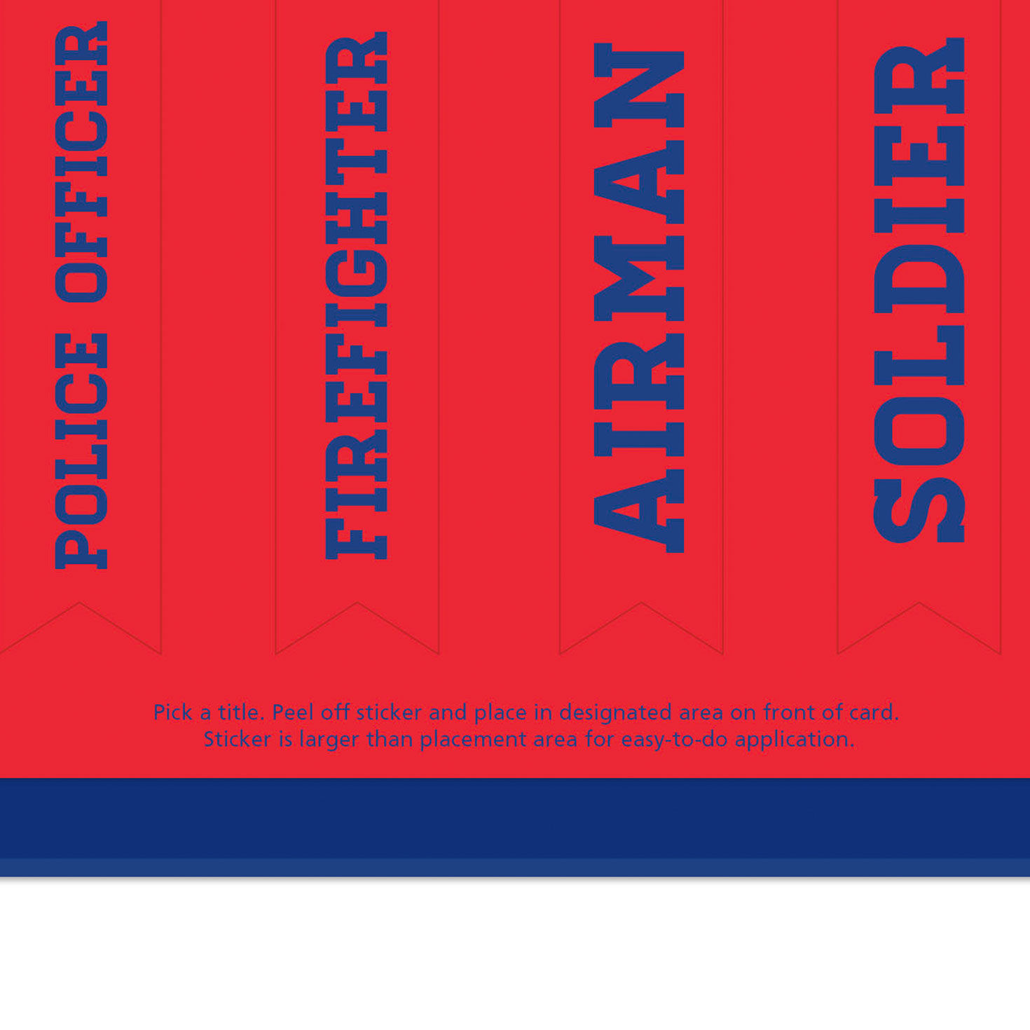 You've Earned This Patriotic Customizable Graduation Card With Title Stickers for only USD 2.99 | Hallmark