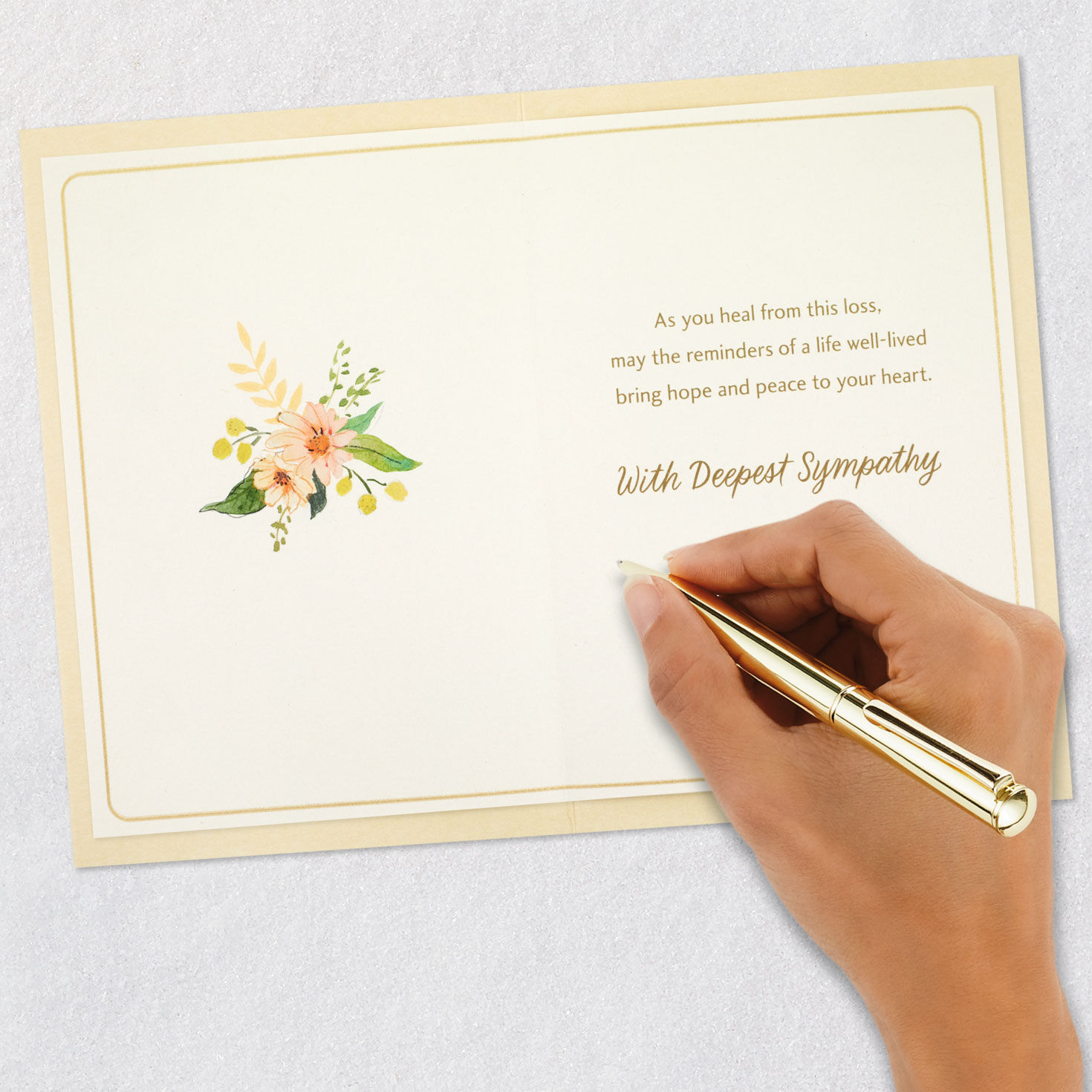 A Life Well-Lived Sympathy Card, , large image number 6