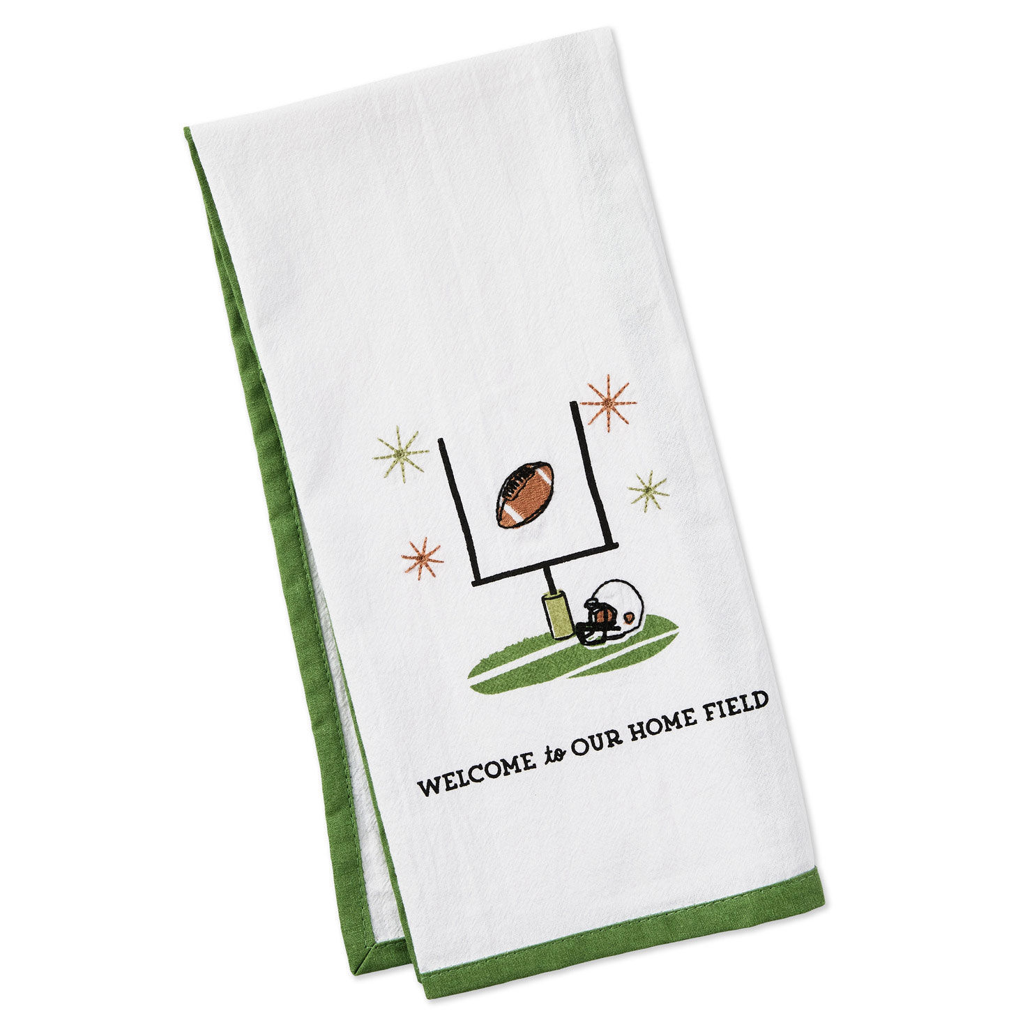 Welcome to Our Home Field Tea Towel, 18x26
