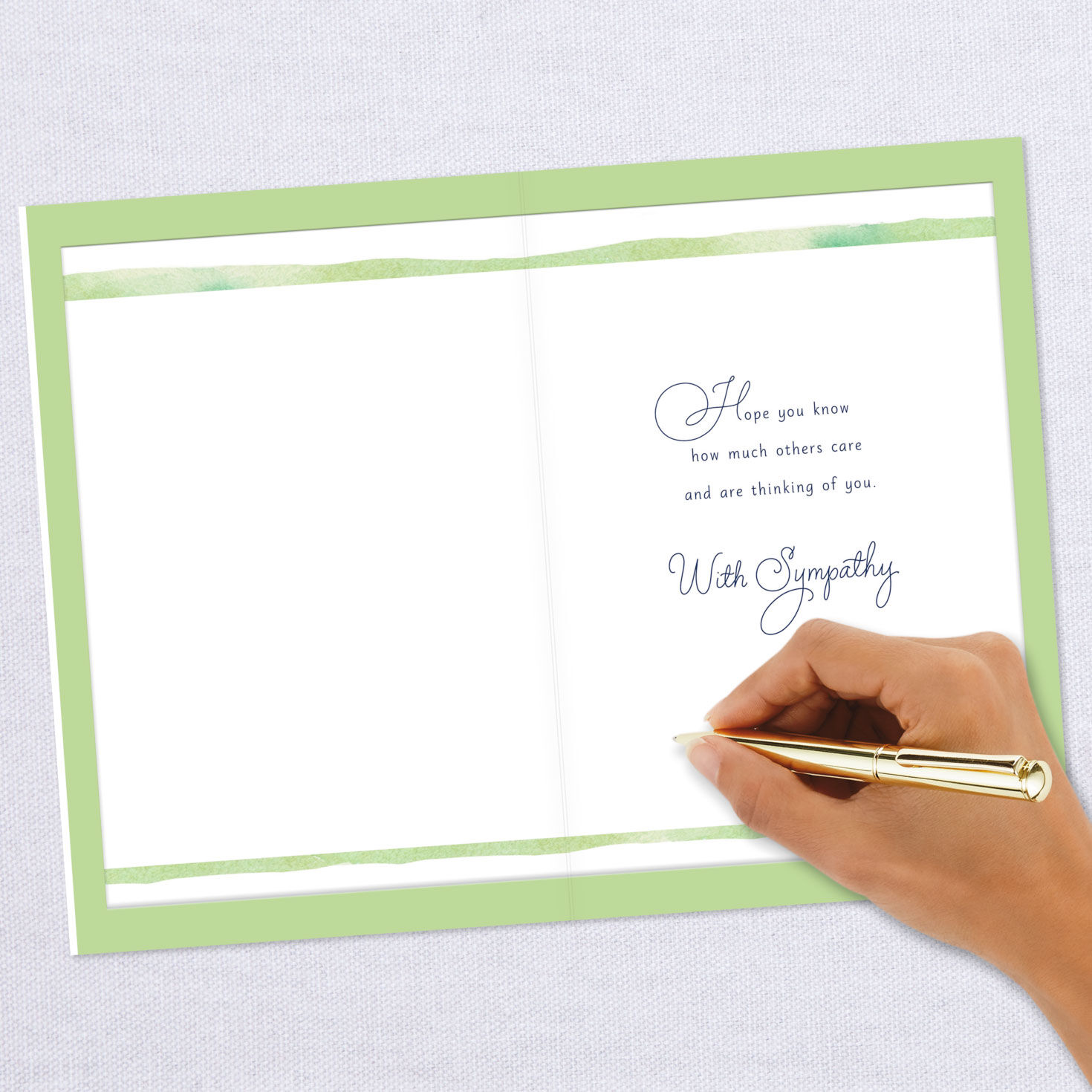 Father Brother Hallmark Sympathy Card for Loss of Husband His Memory Lives On