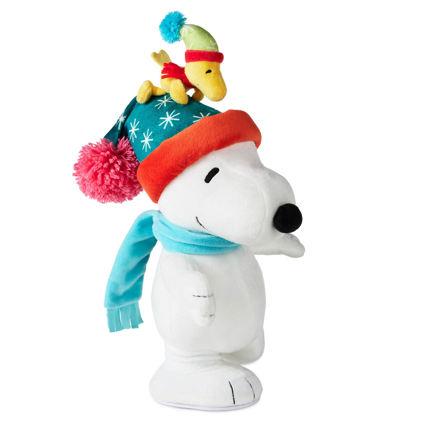 Snoopy and Woodstock Ice Skating Plush side image number 5