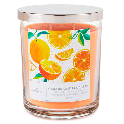 Orange Vanilla Cream 3-Wick Jar Candle, 16 oz., 