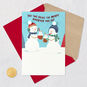 Snowmen and Cocoa Christmas Card Card Front with Envelope and Gold Seal image number 6