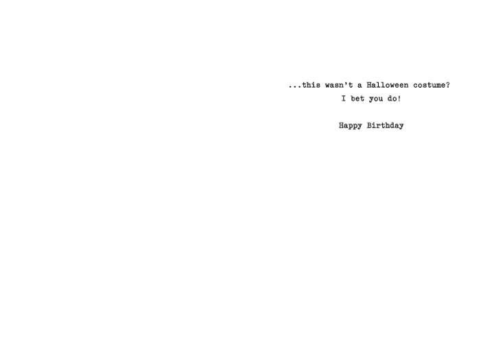 Bad '80s Fashion Funny Birthday Card