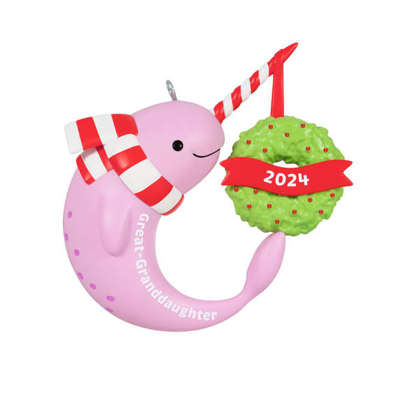 Great-Granddaughter Narwhal 2024 Ornament
