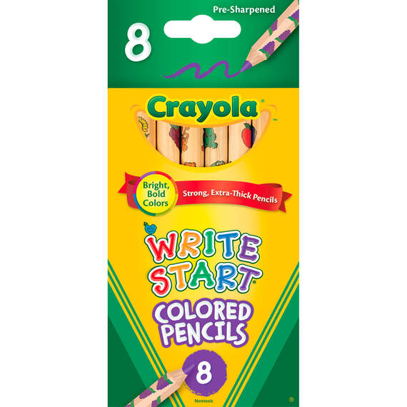 Crayola® Write Start Colored Pencils, 8-Count, , large image number 1