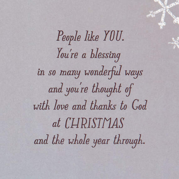 You're a Wonderful Blessing Religious Christmas Card, , large image number 2