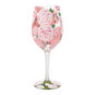 Lolita Spring Handpainted Wine Glass, 15 oz., , large image number 1