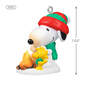 Mini Peanuts® Winter Fun With Snoopy Ornament, 1.02", , large image number 3