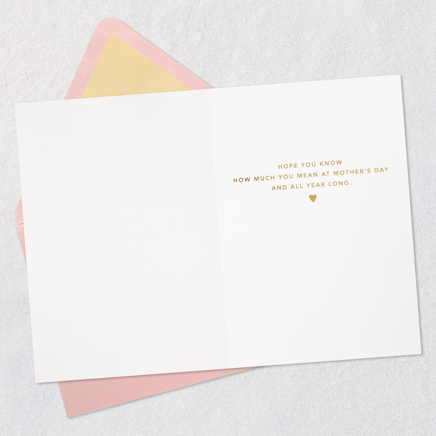 Quilled Floral Bouquet in Vase Signature Mother's Day Card open card with envelope image number 3