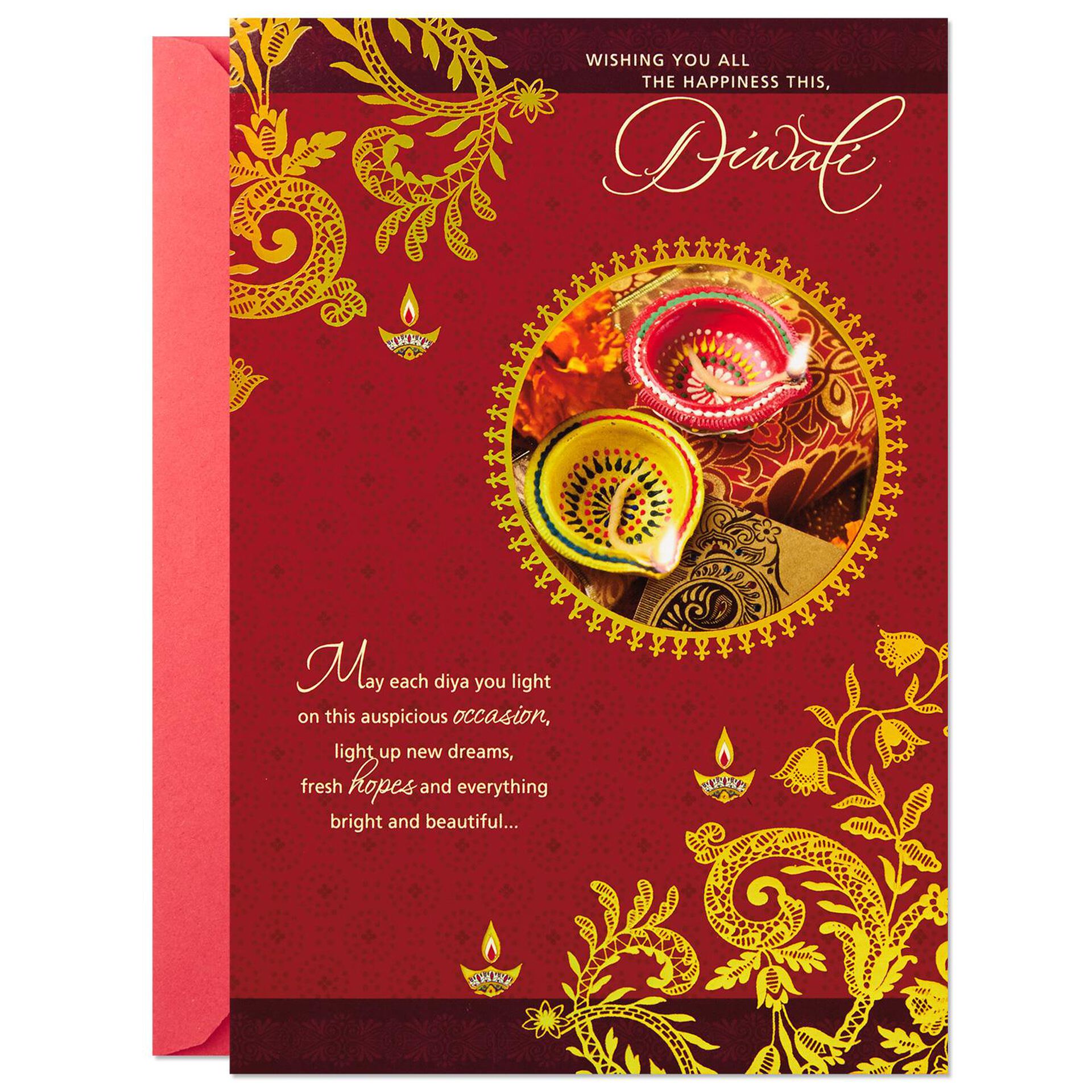 Wishing You All The Happiness Diwali Card Greeting Cards Hallmark