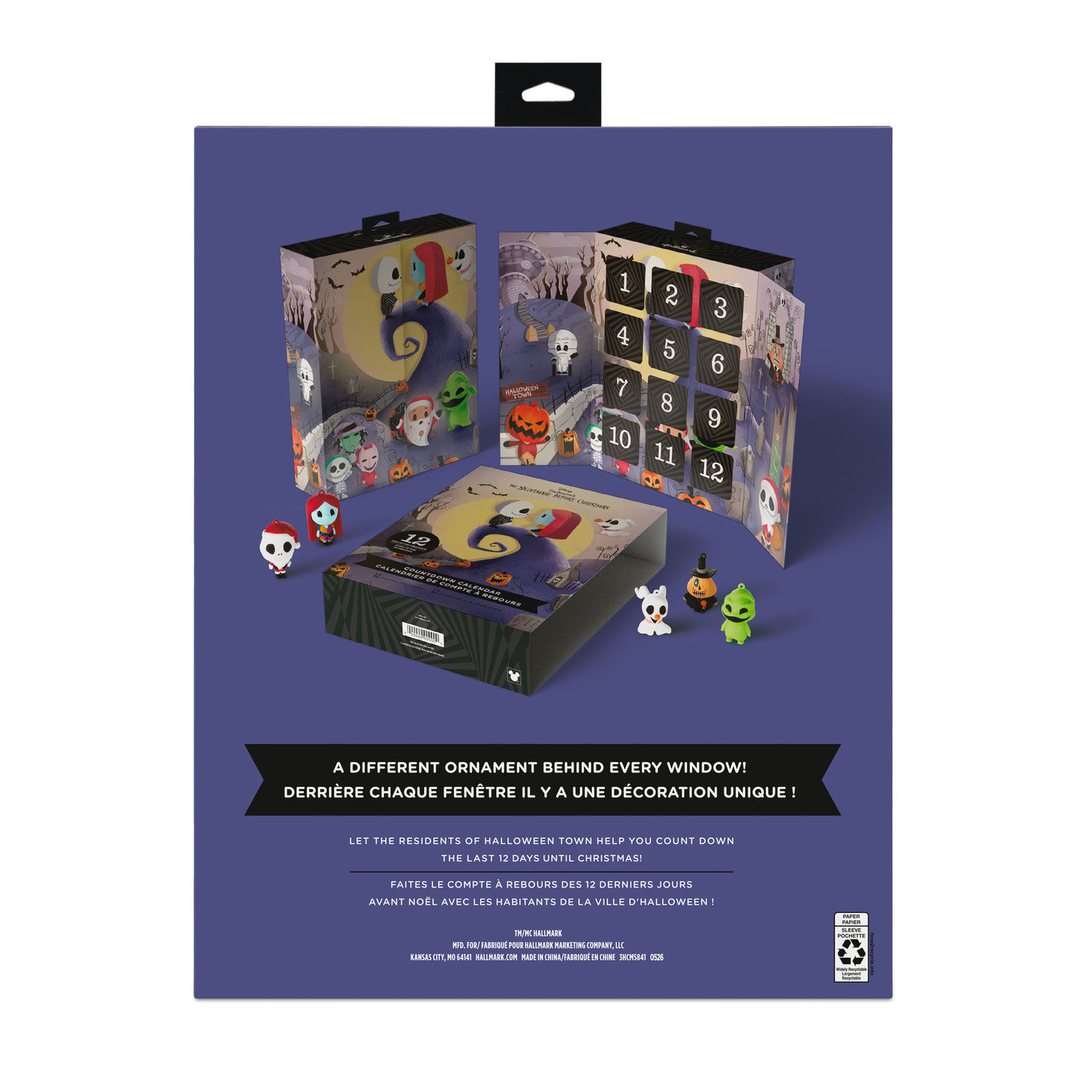Nightmare Before Christmas Countdown Calendar package back image number 10