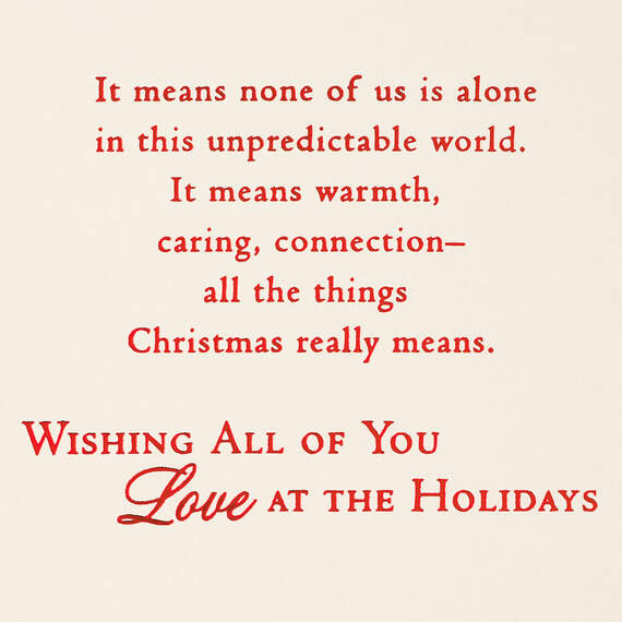 Wishing You Love Christmas Card for Brother and His Family, , large image number 3