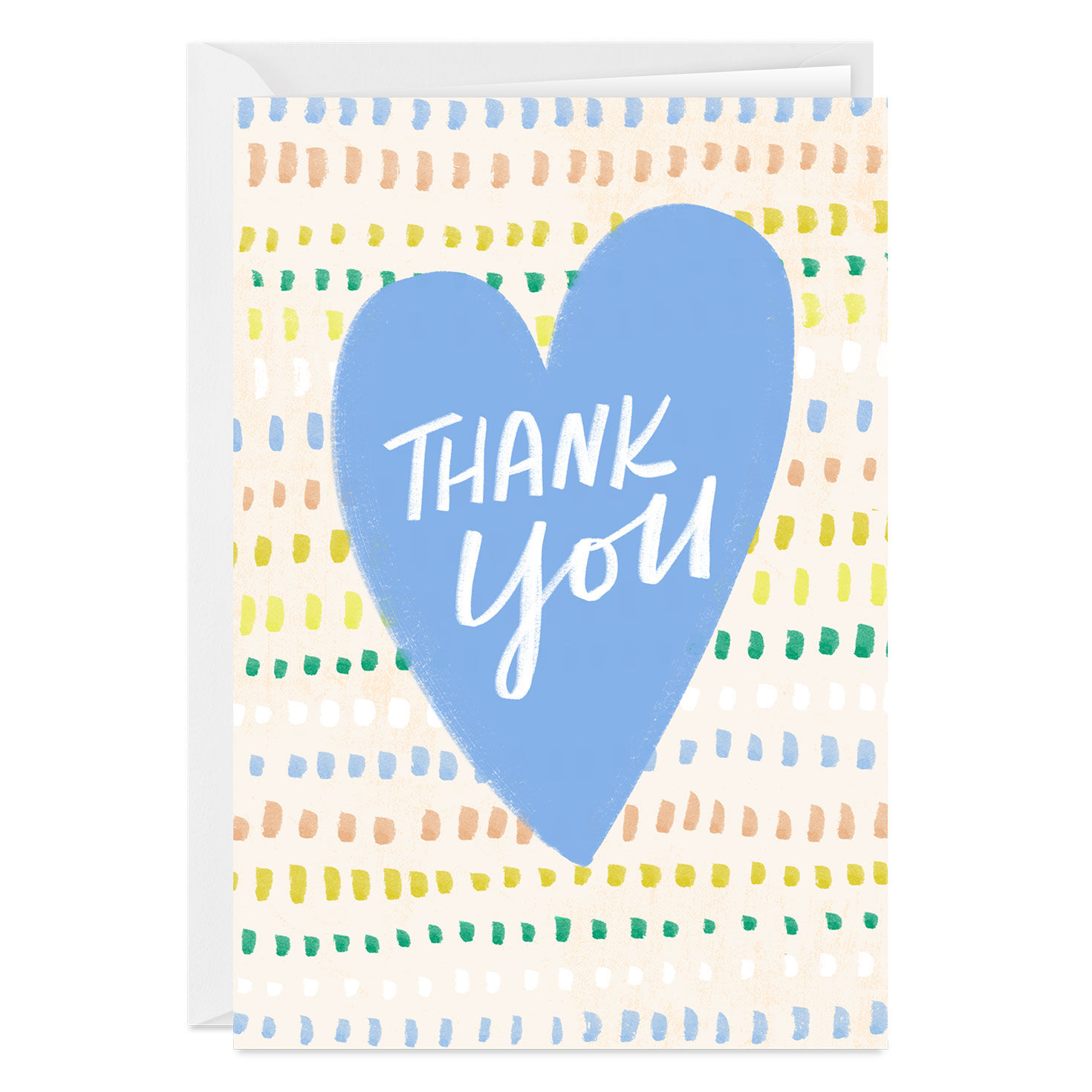 Artsy Heart Custom Thank You Card