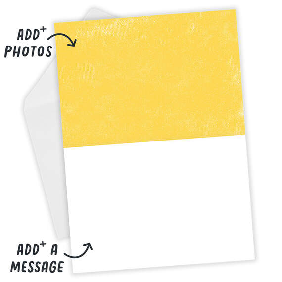 White Frame Horizontal Folded Easter Photo Card, , large image number 4