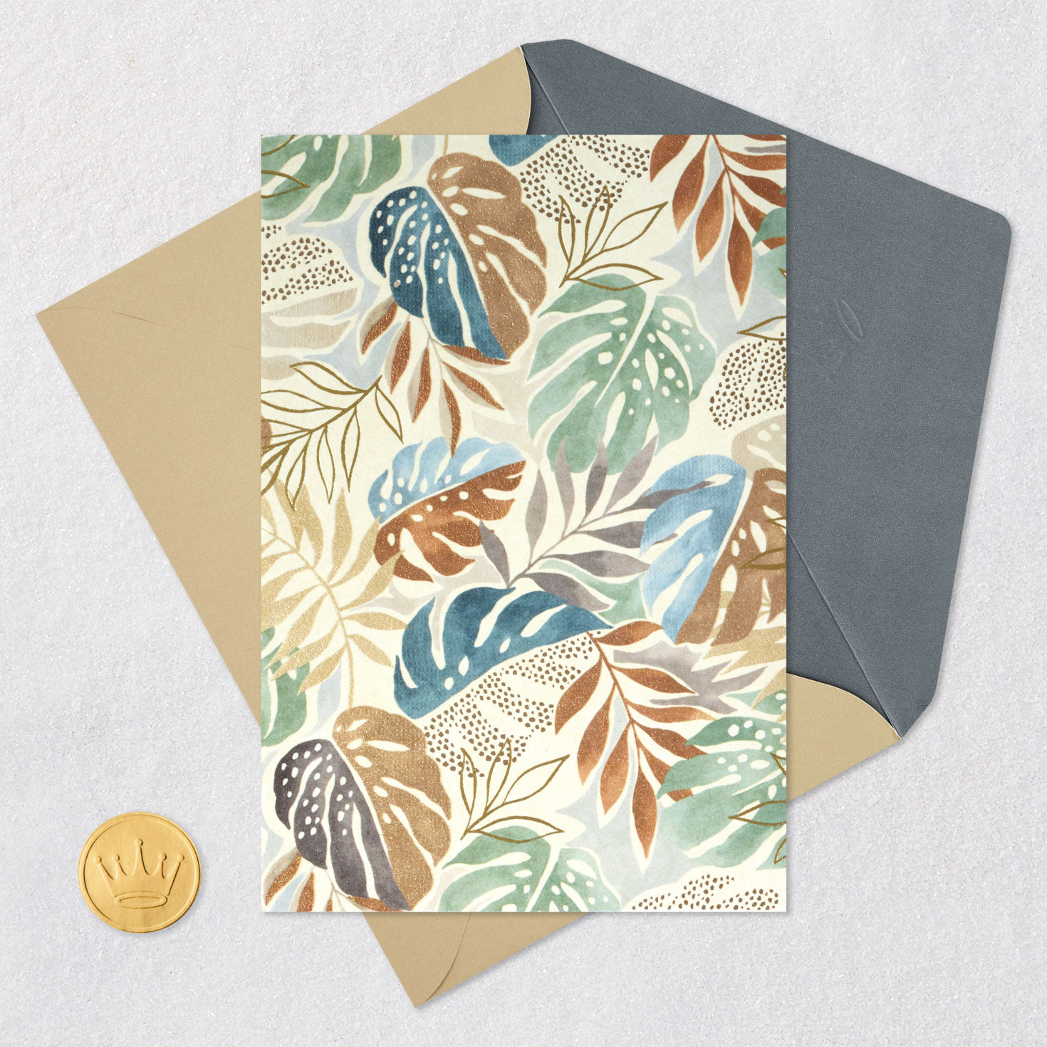 Tropical Leaves Blank Card for only USD 5.59 | Hallmark