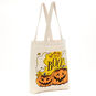 Ghost and Pumpkins Canvas Halloween Tote Bag Front image number 1