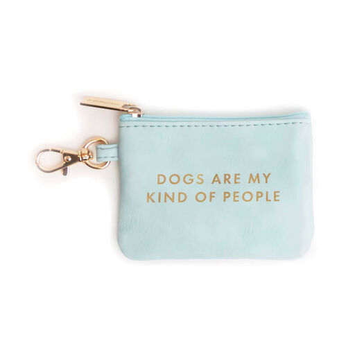 Mary Square My Kind of People Light Blue Pet Waste Bag Holder, 